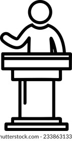 Teacher icon symbol vector image. Illustration of the training business school classroom icon design image. EPS 10