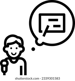 Teacher icon symbol vector image. Illustration of the training business school classroom icon design image. EPS 10