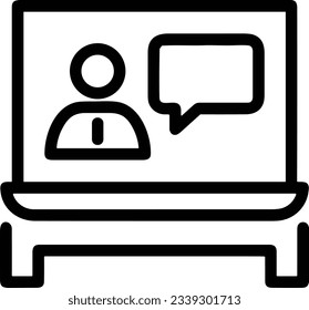 Teacher icon symbol vector image. Illustration of the training business school classroom icon design image. EPS 10
