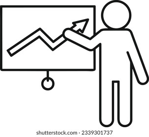 Teacher icon symbol vector image. Illustration of the training business school classroom icon design image. EPS 10