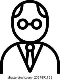 Lehrersymbol Symbol, Vektorbild. Illustration des Designbildes der Business School Klassenzimmer EPS10