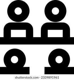 Imagen vectorial del símbolo de icono del profesor. Ilustración de la imagen de diseño del icono de la escuela de negocios. EPS 10