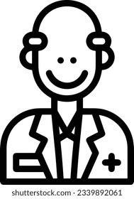 Teacher icon symbol vector image. Illustration of the training business school classroom icon design image. EPS 10