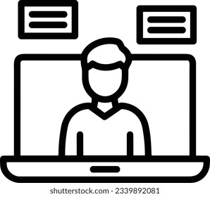 Teacher icon symbol vector image. Illustration of the training business school classroom icon design image. EPS 10