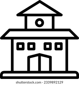 Imagen vectorial del símbolo de icono del profesor. Ilustración de la imagen de diseño del icono de la escuela de negocios. EPS 10