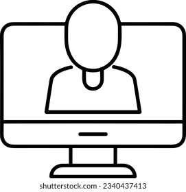 Imagen vectorial del símbolo de icono del profesor. Ilustración de la imagen de diseño del icono de la escuela de negocios. EPS 10