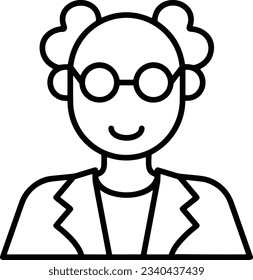 Teacher icon symbol vector image. Illustration of the training business school classroom icon design image. EPS 10