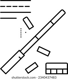 Imagen vectorial del símbolo de icono del profesor. Ilustración de la imagen de diseño del icono de la escuela de negocios. EPS 10