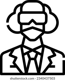 Teacher icon symbol vector image. Illustration of the training business school classroom icon design image. EPS 10