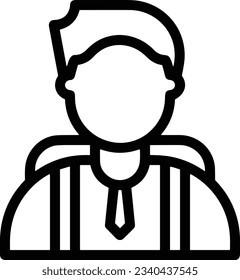 Teacher icon symbol vector image. Illustration of the training business school classroom icon design image. EPS 10
