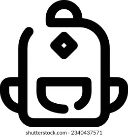 Imagen vectorial del símbolo de icono del profesor. Ilustración de la imagen de diseño del icono de la escuela de negocios. EPS 10