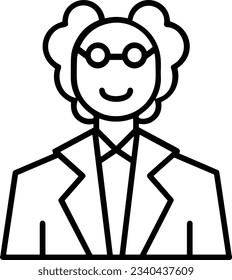 Teacher icon symbol vector image. Illustration of the training business school classroom icon design image. EPS 10