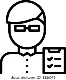 Lehrersymbol Symbol, Vektorbild. Illustration des Designbildes der Business School Klassenzimmer EPS10