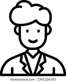 Teacher icon symbol vector image. Illustration of the training business school classroom icon design image. EPS 10