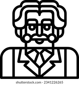 Teacher icon symbol vector image. Illustration of the training business school classroom icon design image. EPS 10