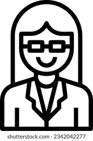 Teacher icon symbol vector image. Illustration of the training business school classroom icon design image. EPS 10