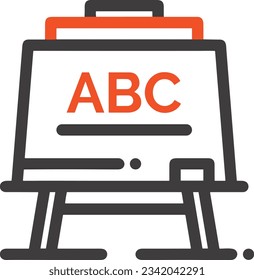 Teacher icon symbol vector image. Illustration of the training business school classroom icon design image. EPS 10