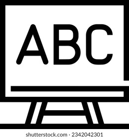Imagen vectorial del símbolo de icono del profesor. Ilustración de la imagen de diseño del icono de la escuela de negocios. EPS 10