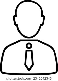 Imagen vectorial del símbolo de icono del profesor. Ilustración de la imagen de diseño del icono de la escuela de negocios. EPS 10