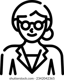 Teacher icon symbol vector image. Illustration of the training business school classroom icon design image. EPS 10