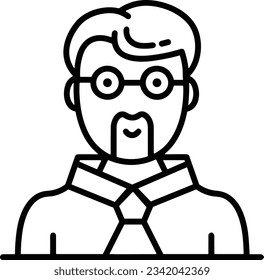 Teacher icon symbol vector image. Illustration of the training business school classroom icon design image. EPS 10