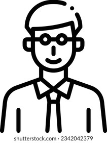 Teacher icon symbol vector image. Illustration of the training business school classroom icon design image. EPS 10