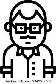 Teacher icon symbol vector image. Illustration of the training business school classroom icon design image. EPS 10