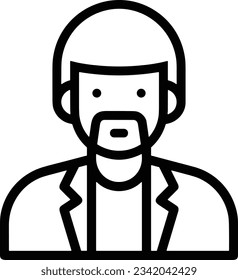 Teacher icon symbol vector image. Illustration of the training business school classroom icon design image. EPS 10