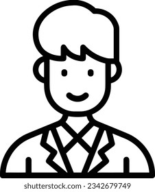 Teacher icon symbol vector image. Illustration of the training business school classroom icon design image. EPS 10