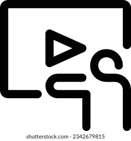 Lehrersymbol Symbol, Vektorbild. Illustration des Designbildes der Business School Klassenzimmer EPS10