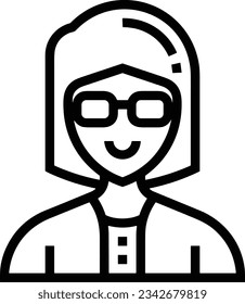 Teacher icon symbol vector image. Illustration of the training business school classroom icon design image. EPS 10