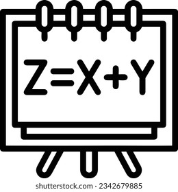 Teacher icon symbol vector image. Illustration of the training business school classroom icon design image. EPS 10