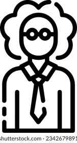Teacher icon symbol vector image. Illustration of the training business school classroom icon design image. EPS 10