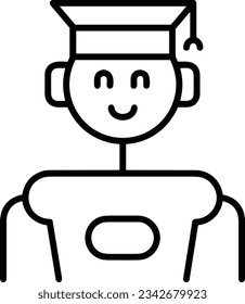 Teacher icon symbol vector image. Illustration of the training business school classroom icon design image. EPS 10