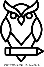 Imagen vectorial del símbolo de icono del profesor. Ilustración de la imagen de diseño del icono de la escuela de negocios. EPS 10