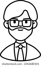 Teacher icon symbol vector image. Illustration of the training business school classroom icon design image. EPS 10