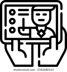 Teacher icon symbol vector image. Illustration of the training business school classroom icon design image. EPS 10