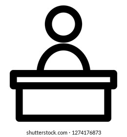 teacher icon vector 