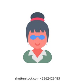 Teacher icon in vector. Illustration