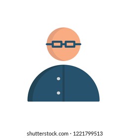 teacher icon vector. job and profession flat icon