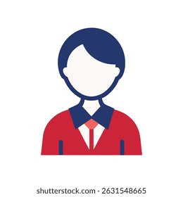 Teacher Icon White Background Education School Symbol