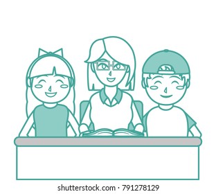Teacher and kids design