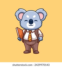 Ilustración de dibujos animados lindo de Koala