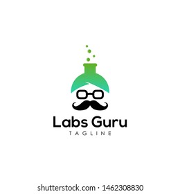 teacher lab logo design template