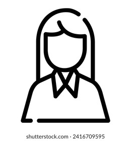 Fondo del icono de la línea del profesor