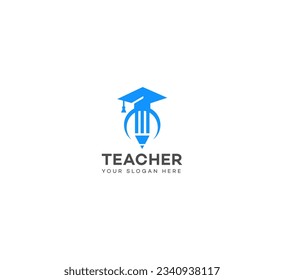 teacher logo Design Template Vector icon