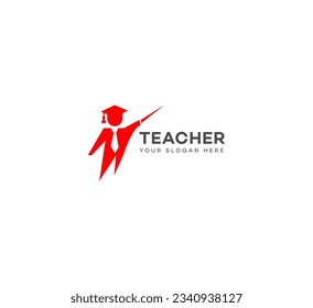 teacher logo Design Template Vector icon