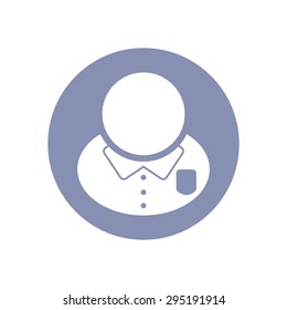 teacher man occupations icon set, for design presentation in vector