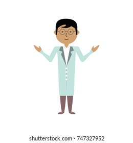teacher man vector illustration