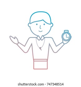 teacher man  vector illustration